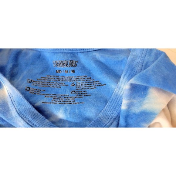 Peanuts Snoopy Life's A Beach Tie Dye Cropped T Shirt - Picture 4 of 5